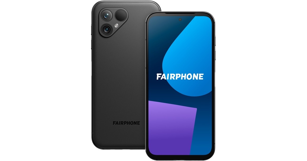 Fairphone 5 256GB, Handy(Matte Black, Android 13, Dual SIM)