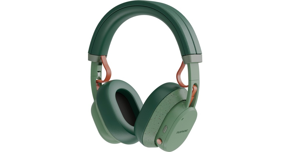 Fairphone Fairbuds XL, Kopfhörer(grün, Bluetooth, USB-C)