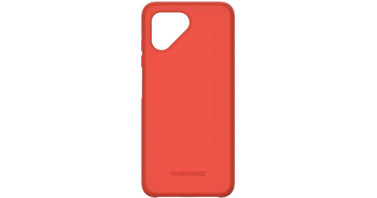 Fairphone Softcase Schutzhülle, Handyhülle(rot, Fairphone 4)