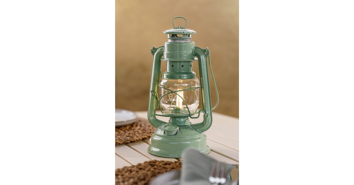 Feuerhand Laterne Baby Special 276 LED, LED-Leuchte(salbeigrün)