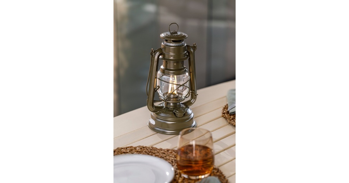 Feuerhand Laterne Baby Special 276 LED, LED-Leuchte(oliv)