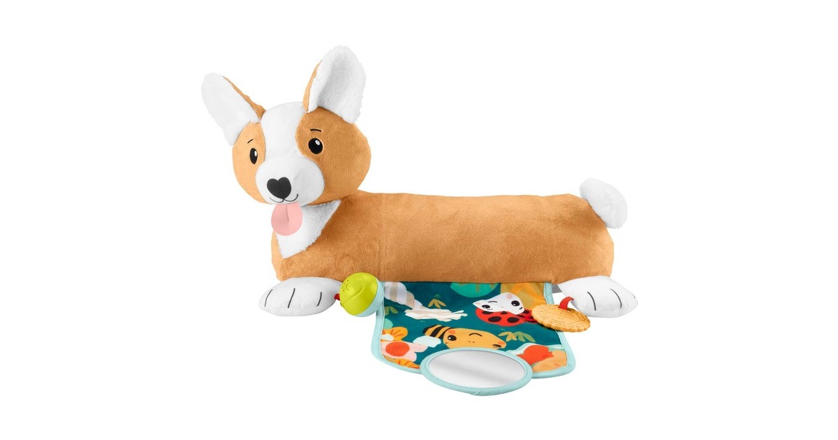 Fisher-Price 3-in-1 Hündchen Spielkissen, Kuscheltier