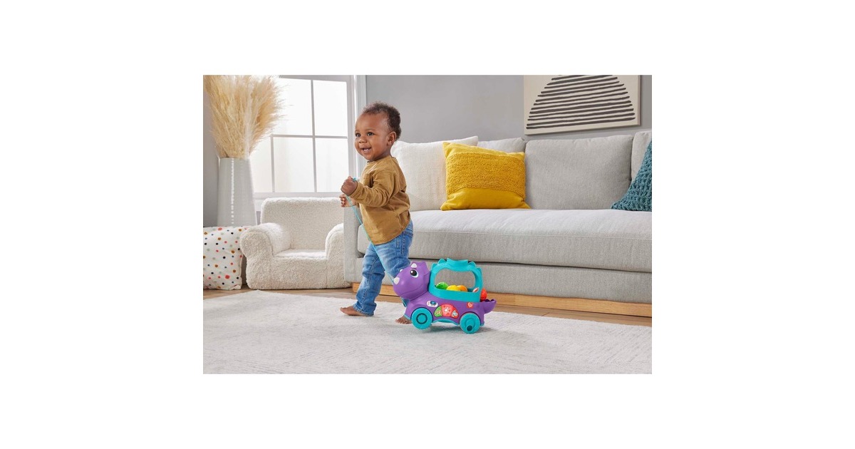 Fisher-Price Bällespaß Nachzieh-Dino, Geschicklichkeitsspiel