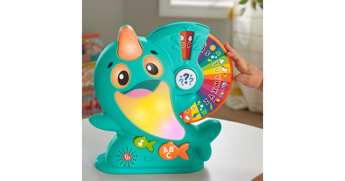 Fisher-Price BlinkiLinkis Glücksrad Narwal, Spielfigur(mehrfarbig)