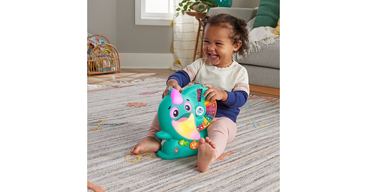 Fisher-Price BlinkiLinkis Glücksrad Narwal, Spielfigur(mehrfarbig)