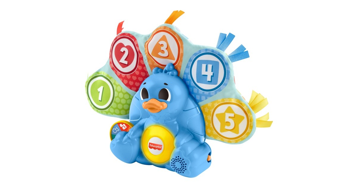 Fisher-Price BlinkiLinkis Zahlen & Farben Pfau, Geschicklichkeitsspiel