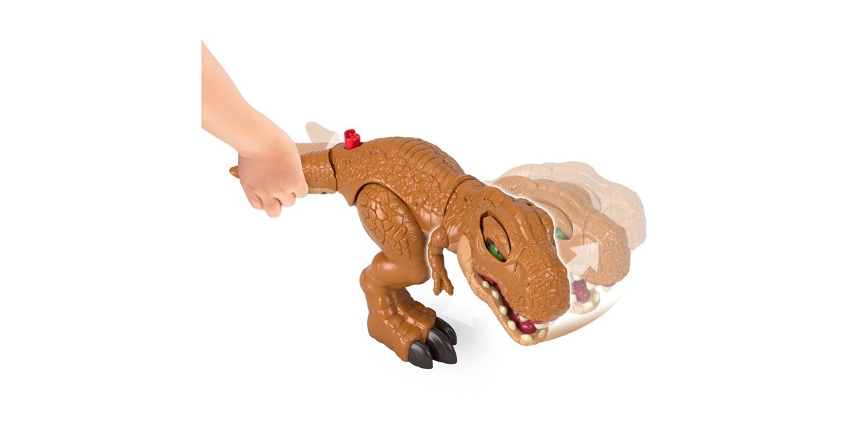 Fisher-Price Imaginext Jurassic World Wütender Action T-Rex, Spielfigur
