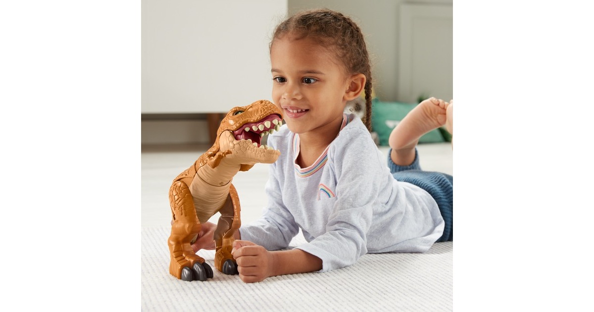 Fisher-Price Imaginext Jurassic World Wütender Action T-Rex, Spielfigur