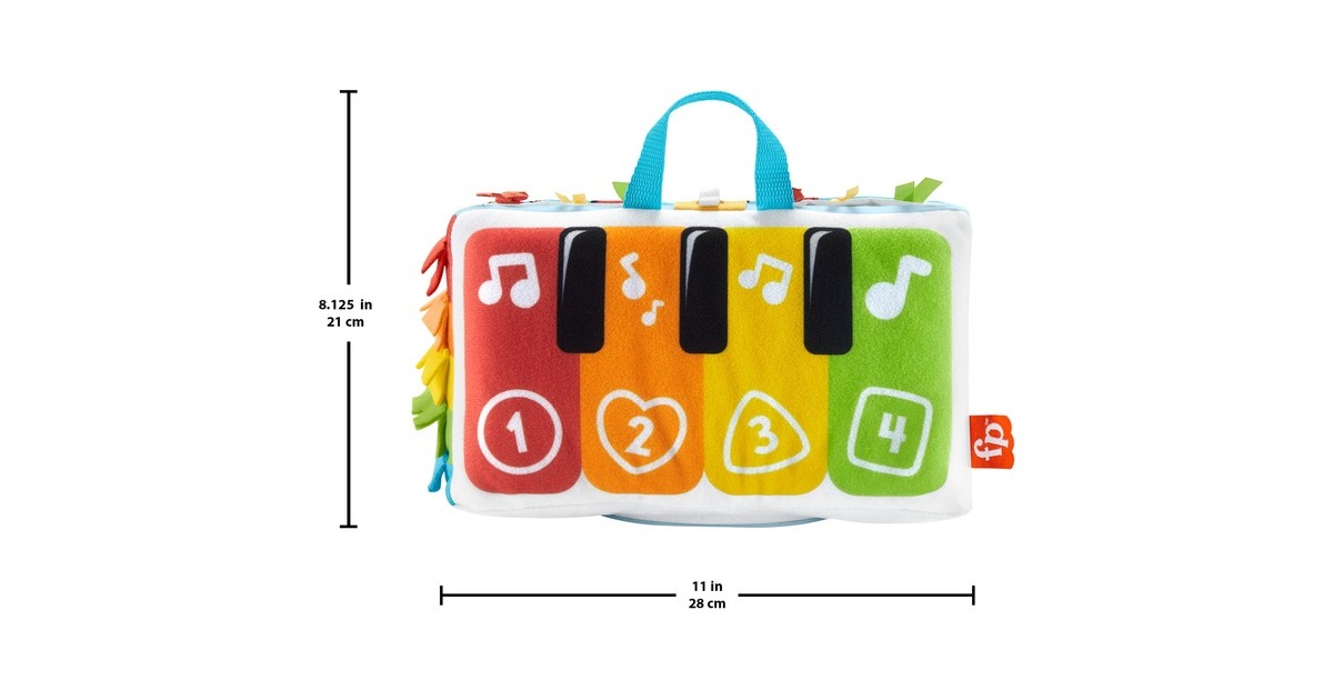 Fisher-Price Kick & Play Piano Kissen, Musikspielzeug(mehrfarbig)