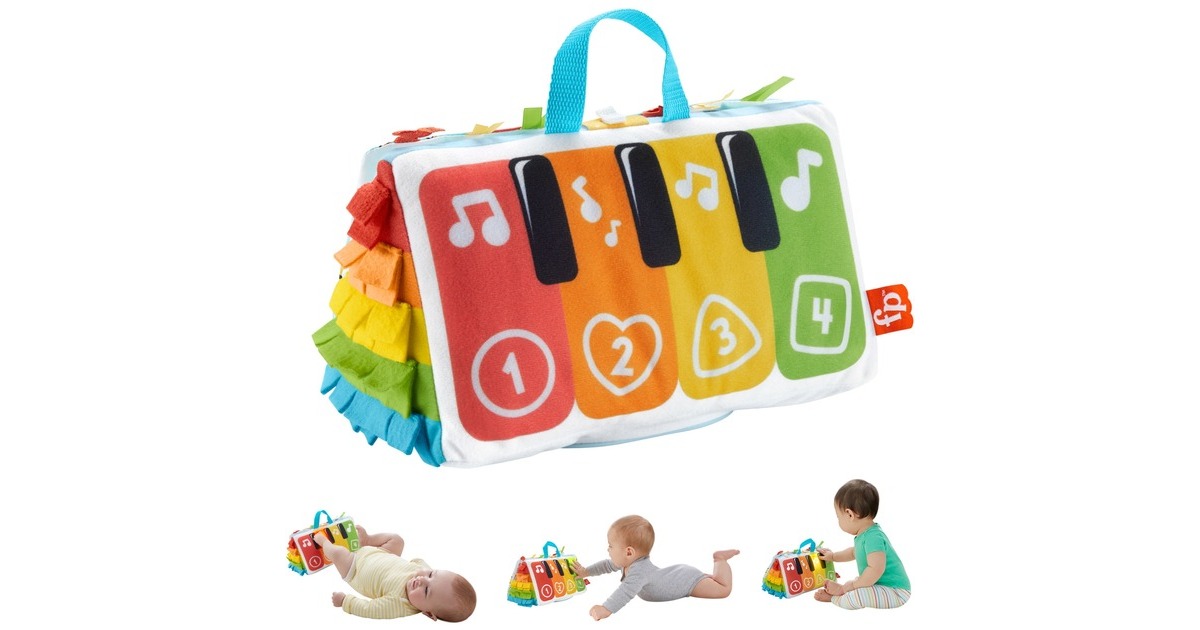 Fisher-Price Kick & Play Piano Kissen, Musikspielzeug(mehrfarbig)