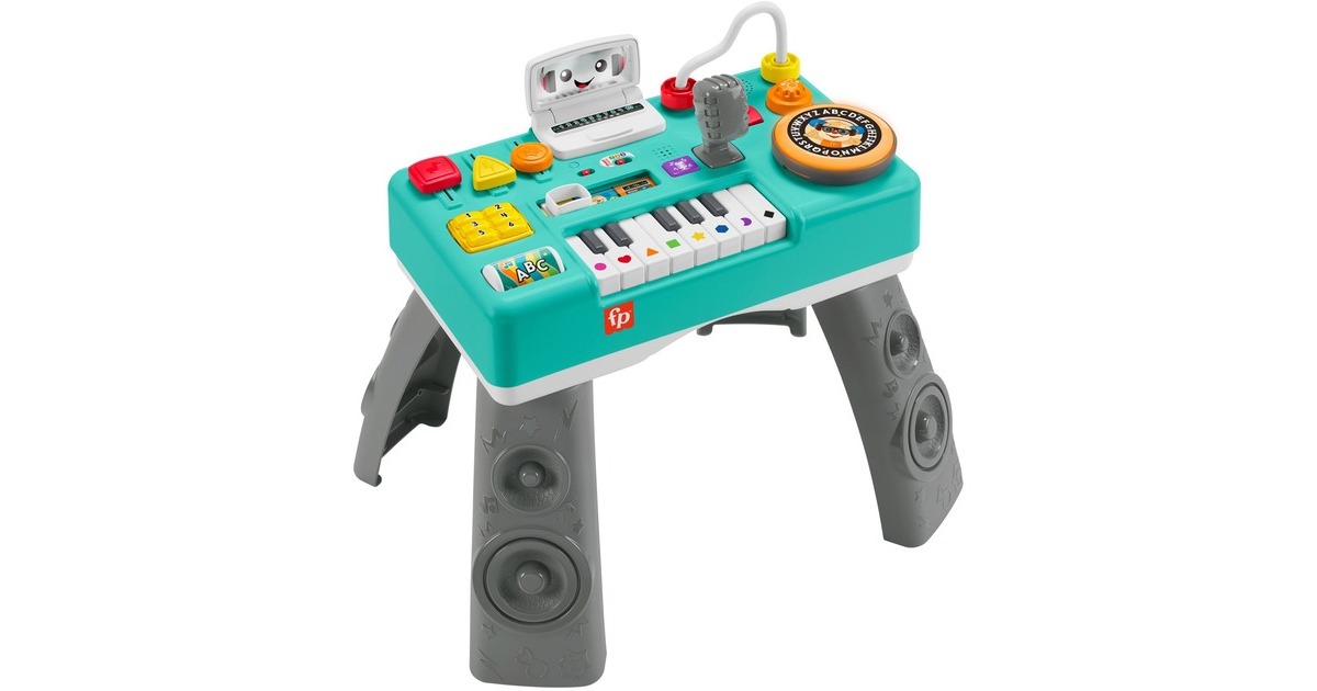 Fisher-Price Lernspaß DJ Spieltisch, Musikspielzeug(mehrfarbig)
