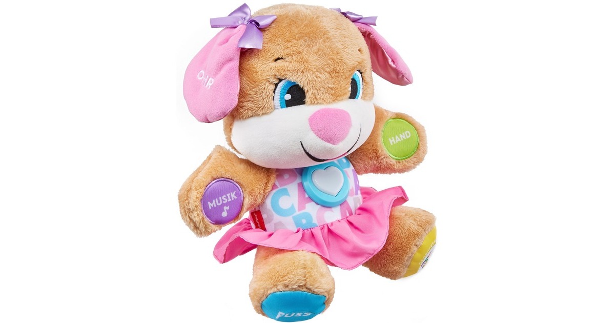 Fisher-Price Lernspaß Hundefreundin, Kuscheltier(mehrfarbig/hellbraun)