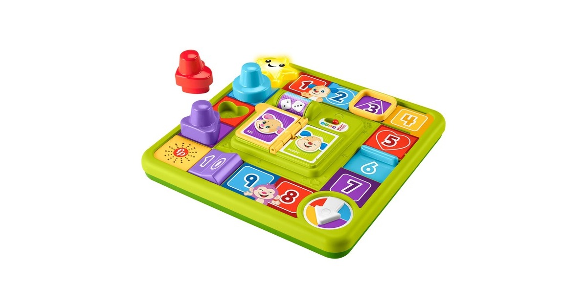 Fisher-Price Lernspaß Motorik-Spielbrett, Motorikspielzeug(mehrfarbig)