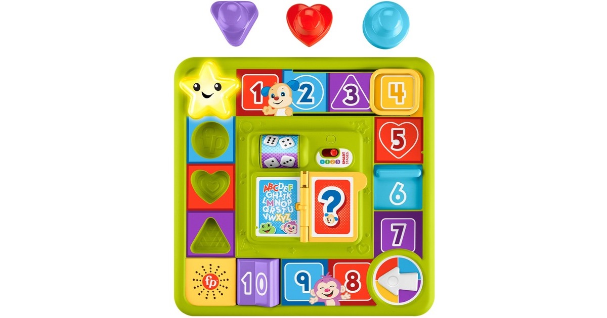 Fisher-Price Lernspaß Motorik-Spielbrett, Motorikspielzeug(mehrfarbig)