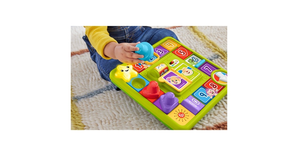 Fisher-Price Lernspaß Motorik-Spielbrett, Motorikspielzeug(mehrfarbig)