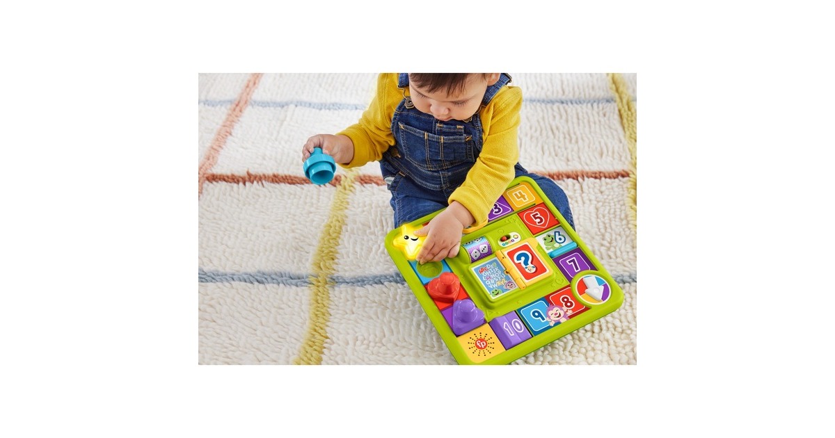 Fisher-Price Lernspaß Motorik-Spielbrett, Motorikspielzeug(mehrfarbig)