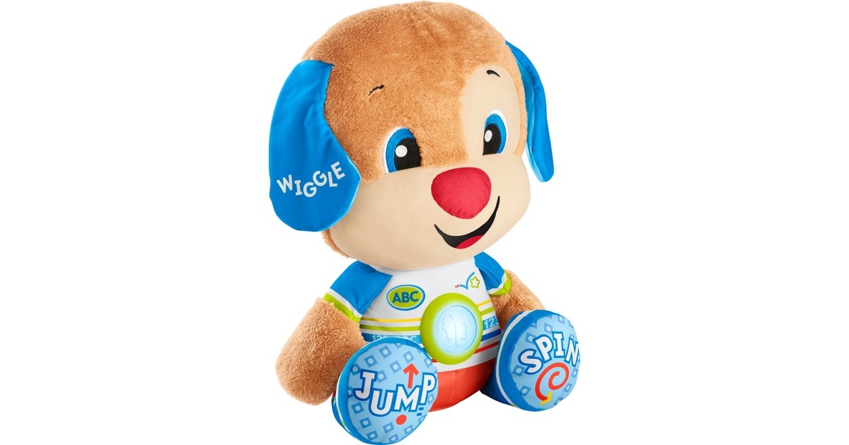 Fisher-Price Lernspaß Riesen Hündchen, Kuscheltier(mehrfarbig)