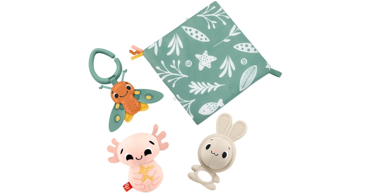 Fisher-Price So Many Senses Gift Set (Sensimals '24), Beißring