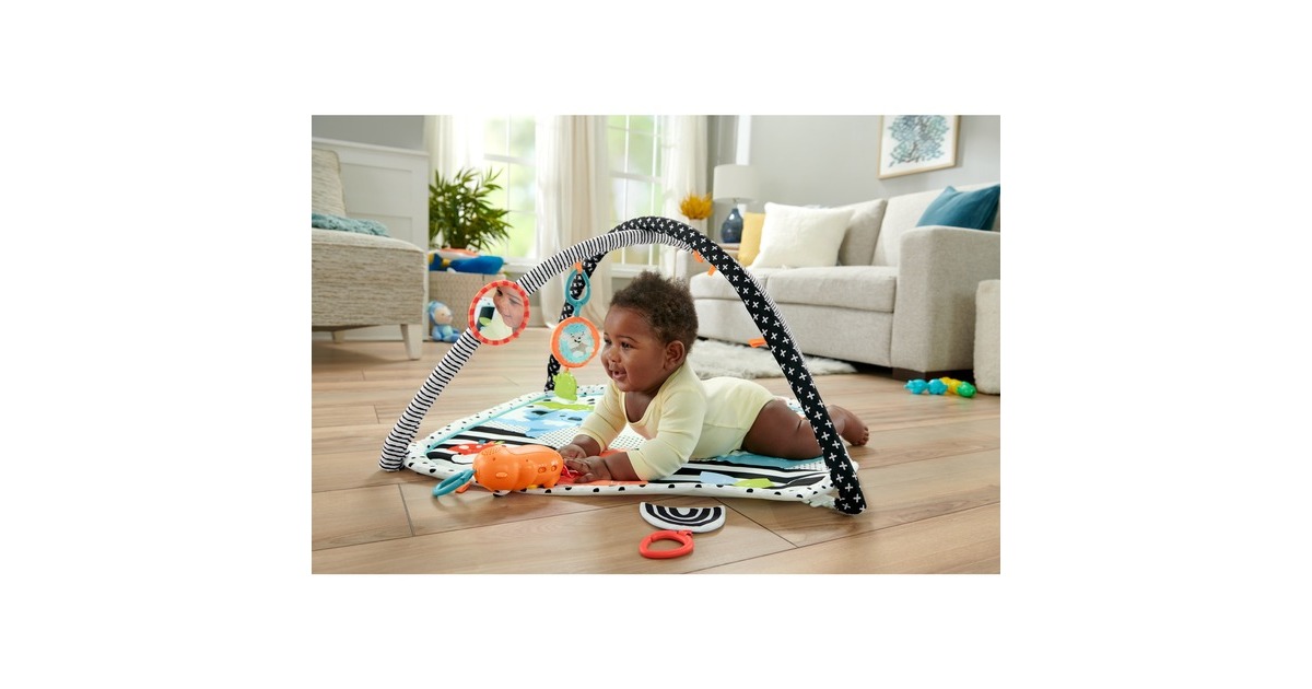 Fisher-Price Tierfreunde Kontrast-Spieldecke, Spielbogen/Decke