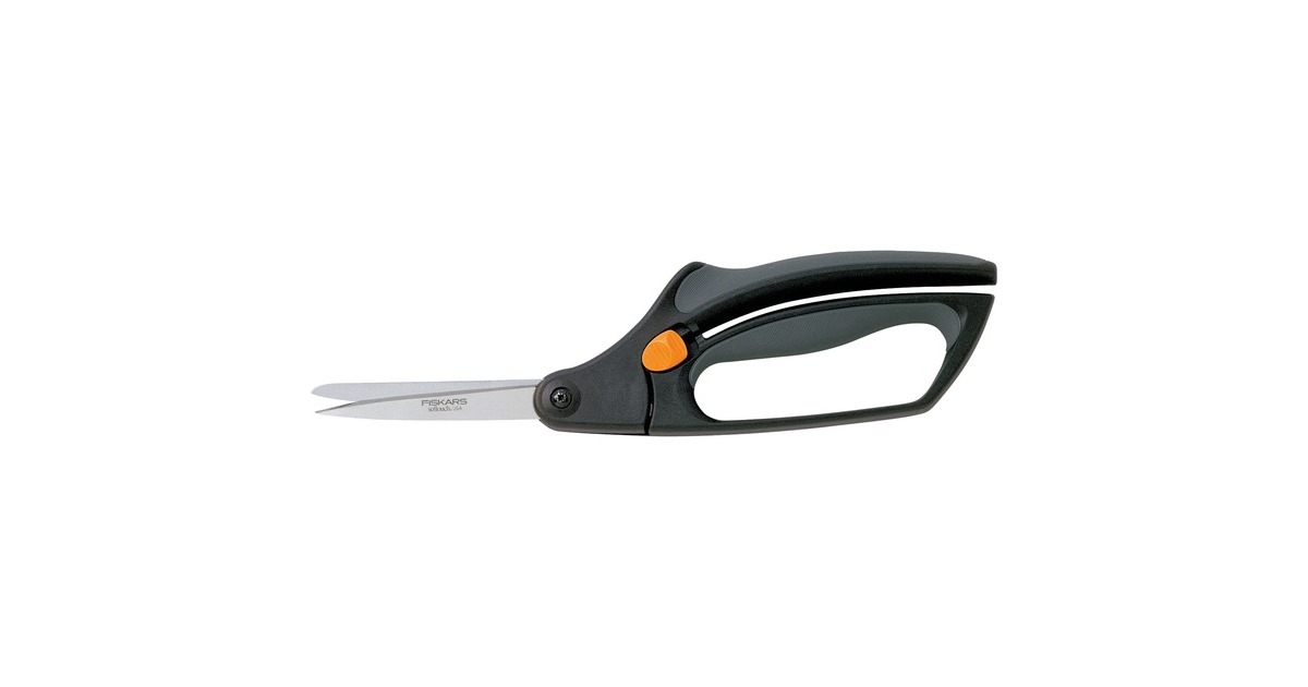 Fiskars Buchsbaumschere S50, Heckenschere(schwarz/grau)