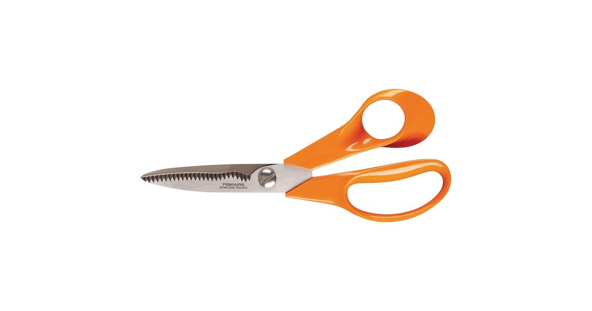 Fiskars Classic Universalschere, 18cm S92(orange/silber)