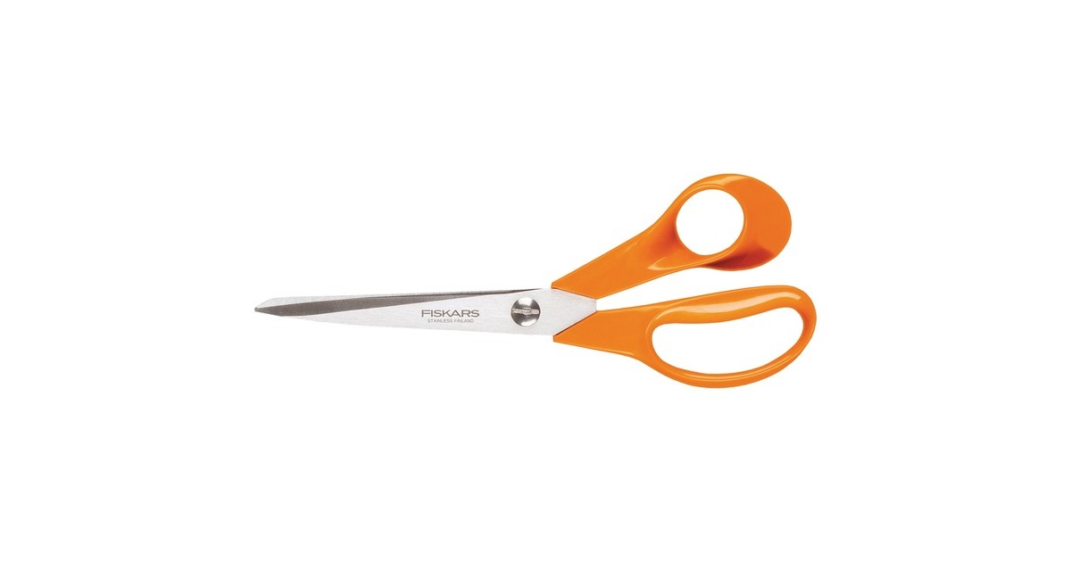 Fiskars Classic Universalschere, 21cm S90(orange/silber)