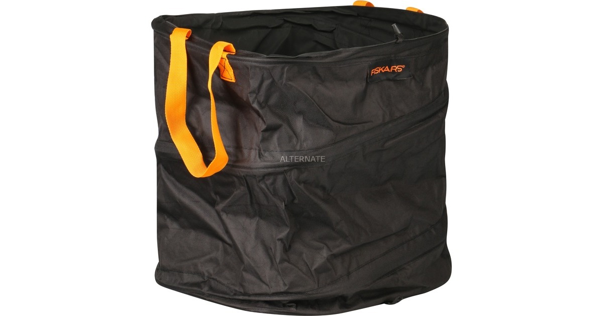 Fiskars Ergo Pop-Up Gartensack(schwarz/orange, 73 Liter)