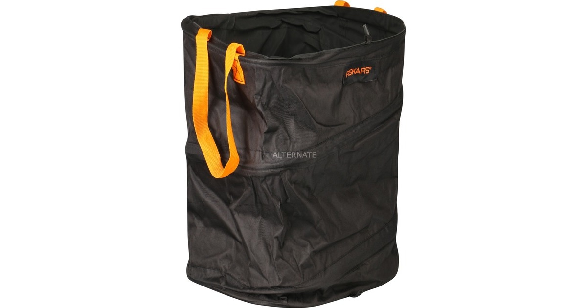 Fiskars Ergo Pop-Up Gartensack(schwarz/orange, 172 Liter)