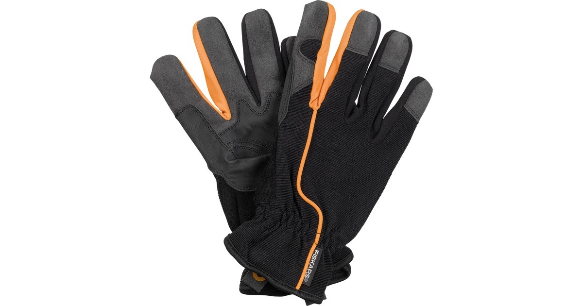 Fiskars Garten-Arbeitshandschuhe(schwarz, Größe 10)