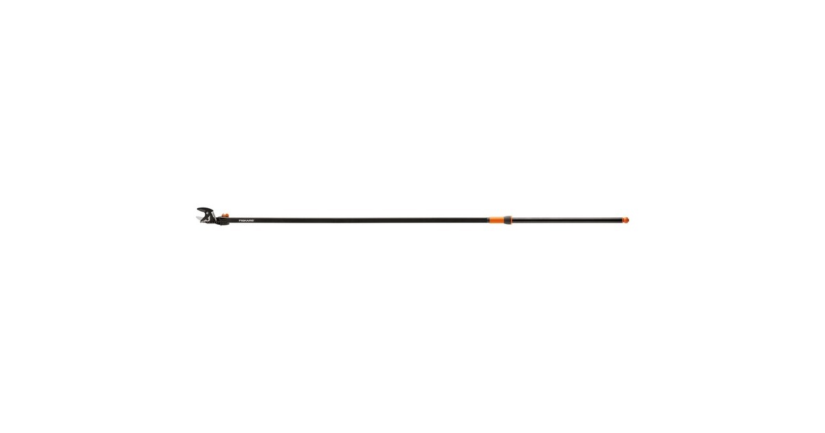 Fiskars Lange Schneidgiraffe UP84, Baumschere(schwarz/orange)