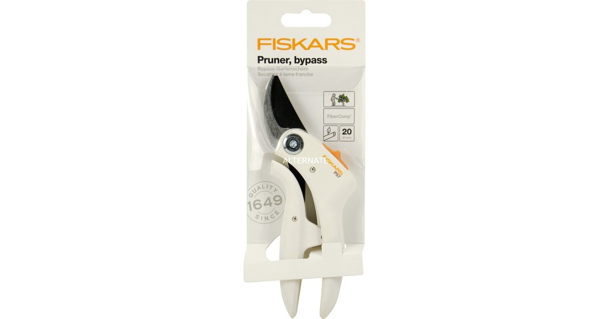Fiskars Light Gartenschere Bypass P57(weiß)