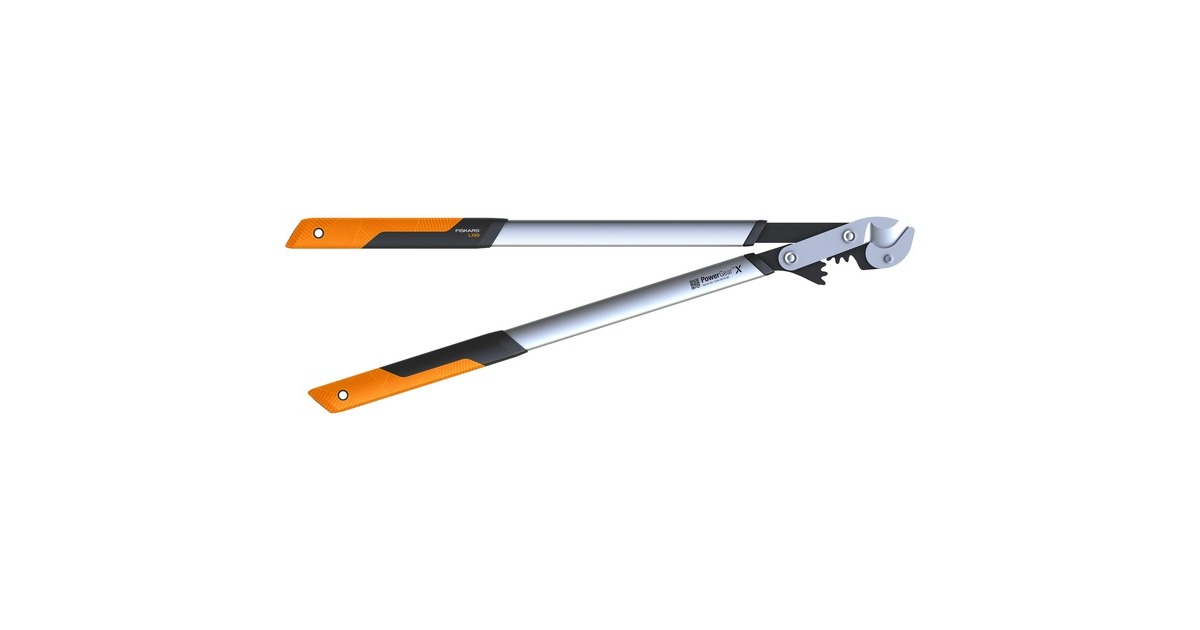 Fiskars PowerGear Amboss Getriebe-Astschere LX99-L(schwarz/orange) Fiskars PowerGear Amboss Getriebe-Astschere LX99-L(schwarz/orange)