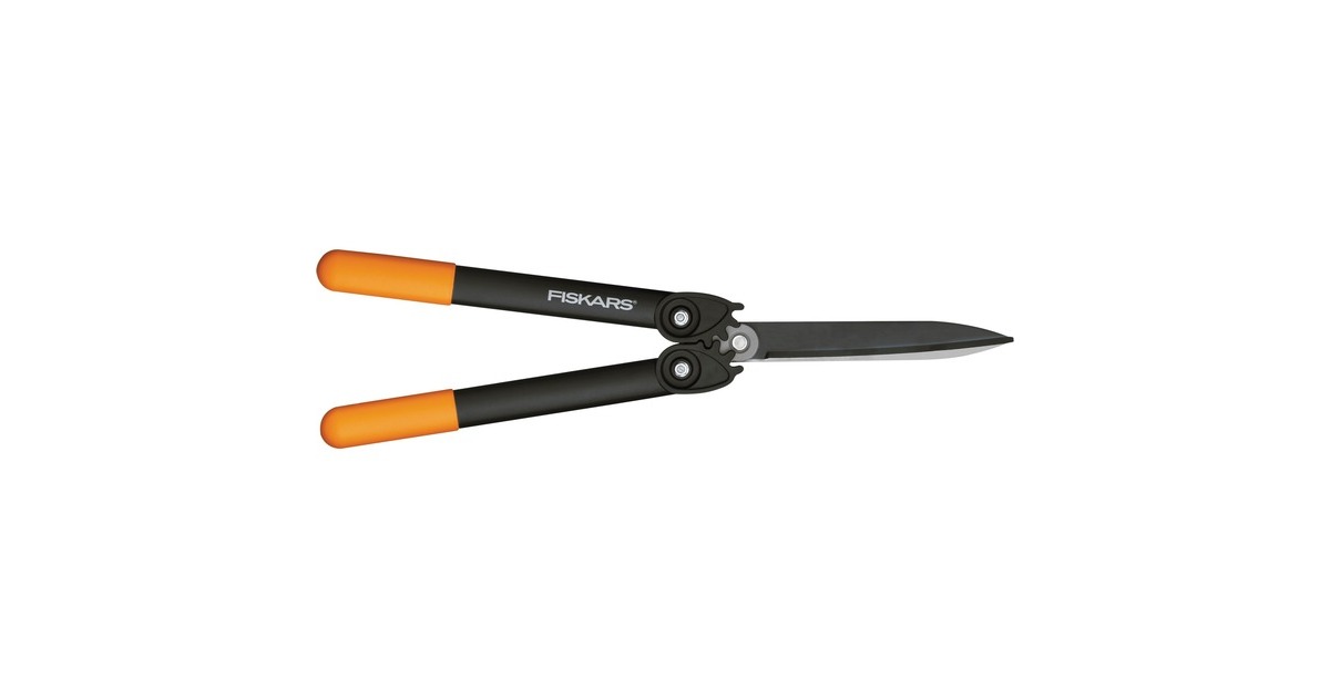 Fiskars PowerGear II Getriebe-Heckenschere HS72(schwarz/orange)