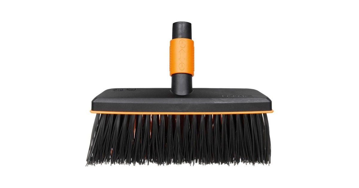 Fiskars QuikFit Allzweckbesen(schwarz/orange)