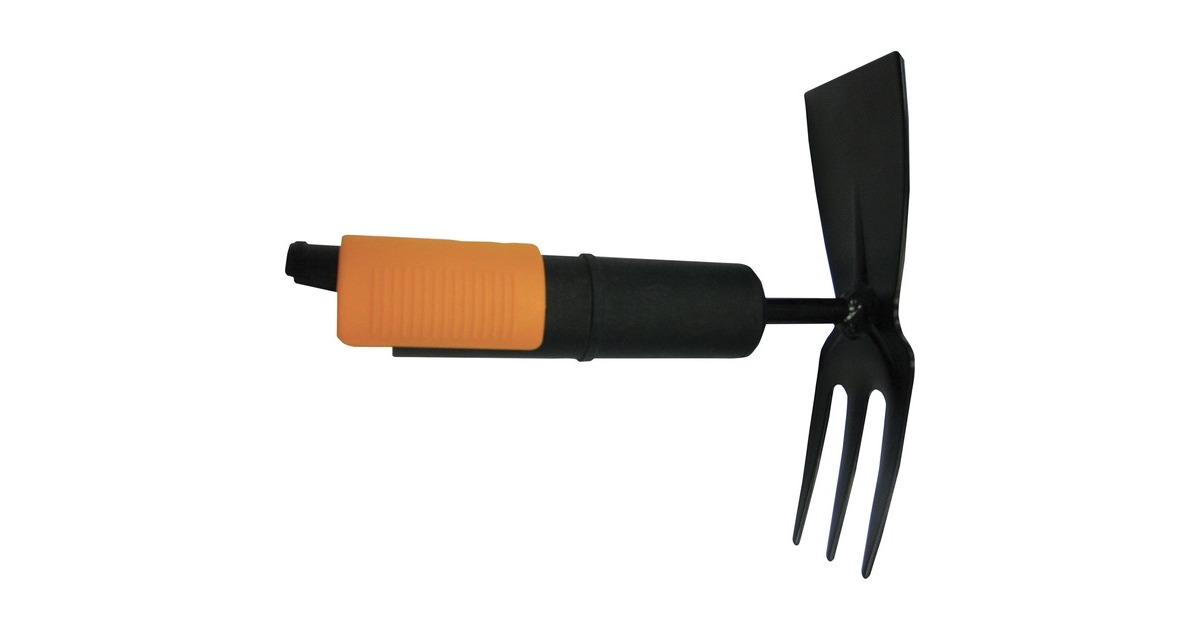 Fiskars QuikFit Doppelhacke(schwarz/orange, 5,5cm)