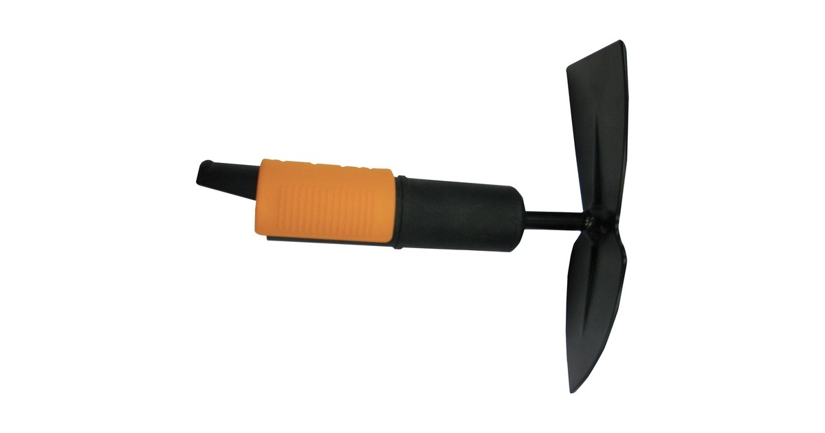 Fiskars QuikFit Doppelhacke, spitz(schwarz/orange, 5,5cm)