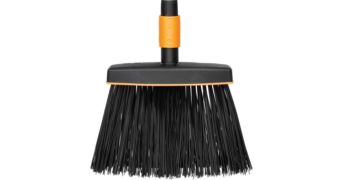 Fiskars QuikFit Kehrbesen(schwarz/orange)