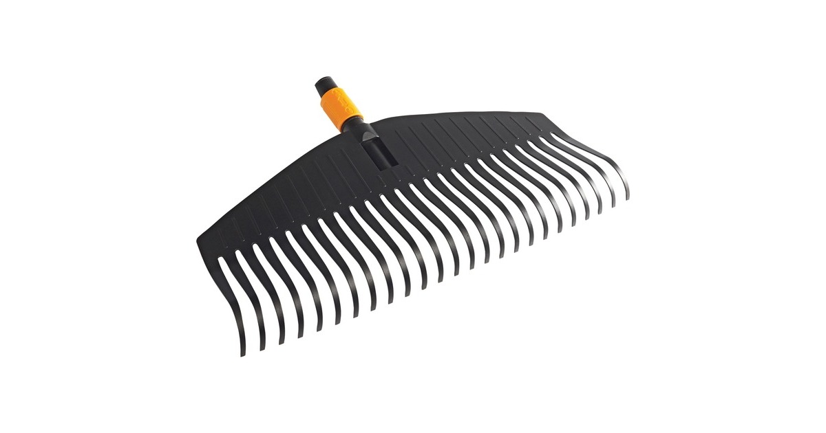 Fiskars QuikFit Laubbesen(schwarz/orange, 52cm)