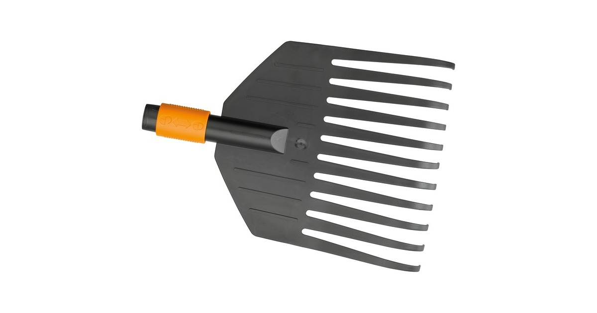 Fiskars QuikFit Laubbesen, klein(schwarz/orange, 22cm)