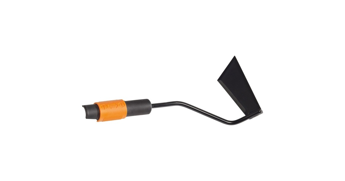 Fiskars QuikFit Schuffel, Kultivator(schwarz/orange, 13cm)