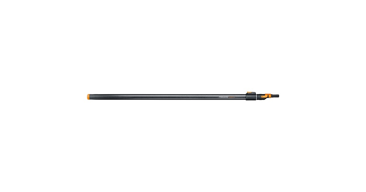 Fiskars QuikFit Teleskopstiel, klein 140cm-240cm(schwarz/orange)