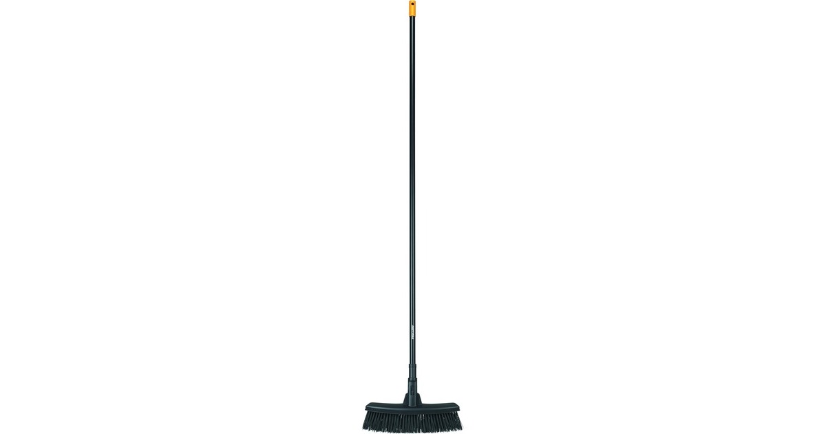Fiskars Solid Allzweckbesen M(schwarz/orange, 38cm)