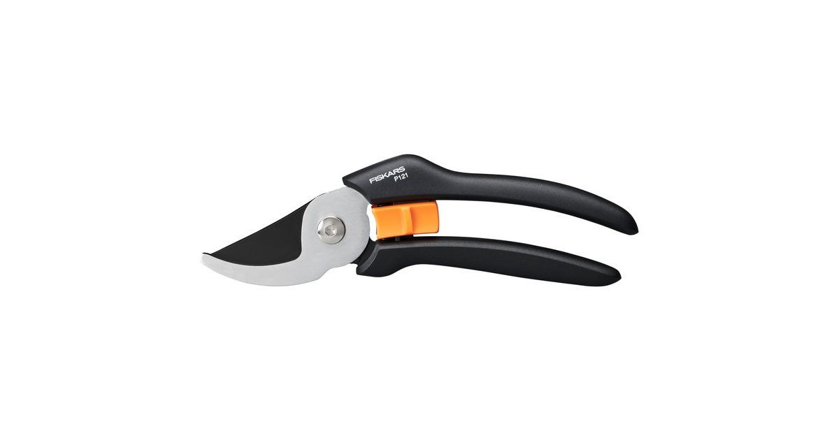 Fiskars Solid Bypass-Gartenschere P121(orange/schwarz)
