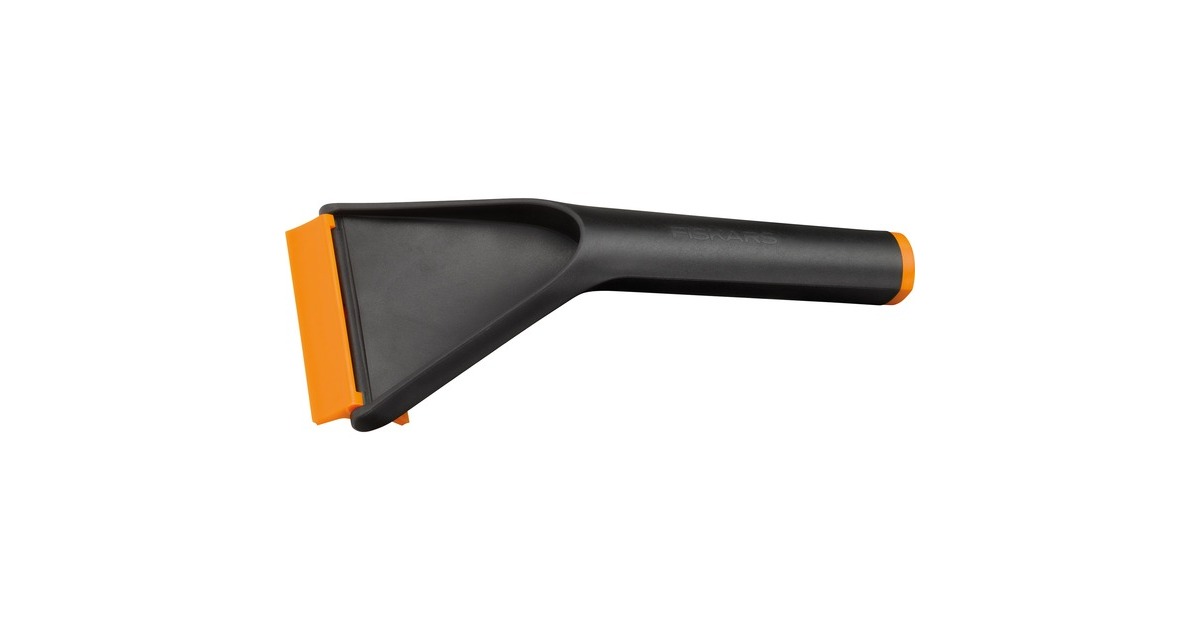 Fiskars Solid Eiskratzer(schwarz/orange, 9,5cm)