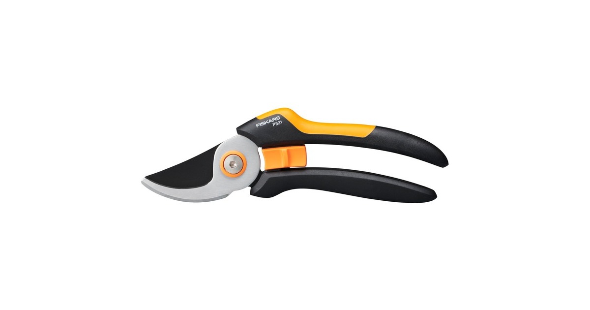 Fiskars Solid M Bypass-Gartenschere P321(orange/schwarz)