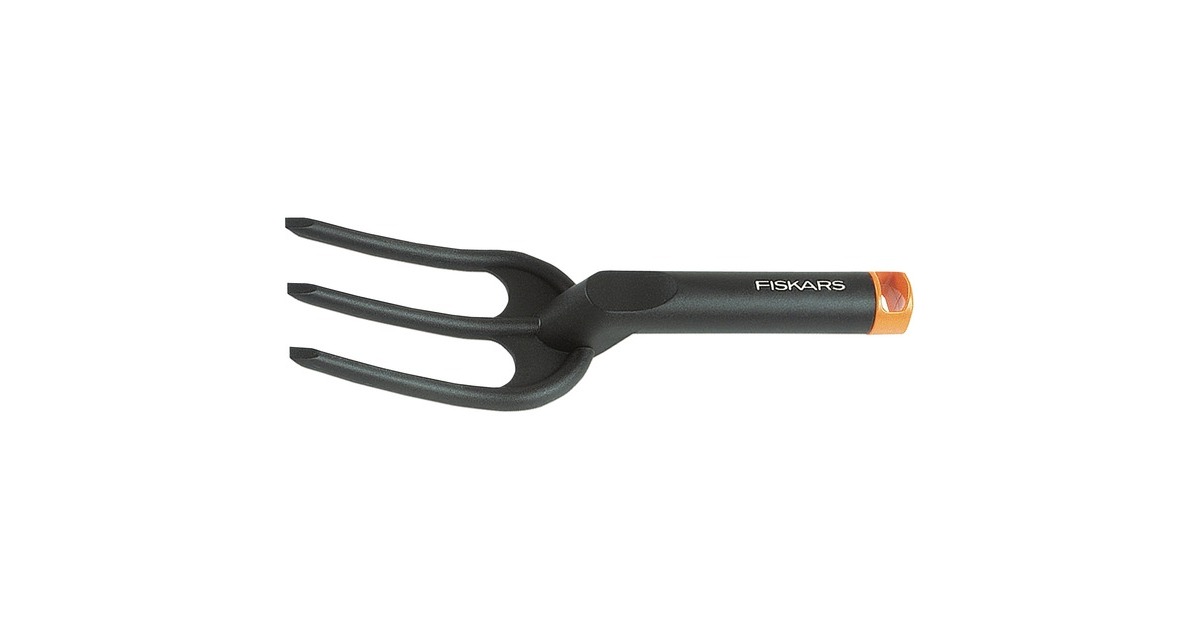 Fiskars Solid Pflanzgabel(schwarz/orange)