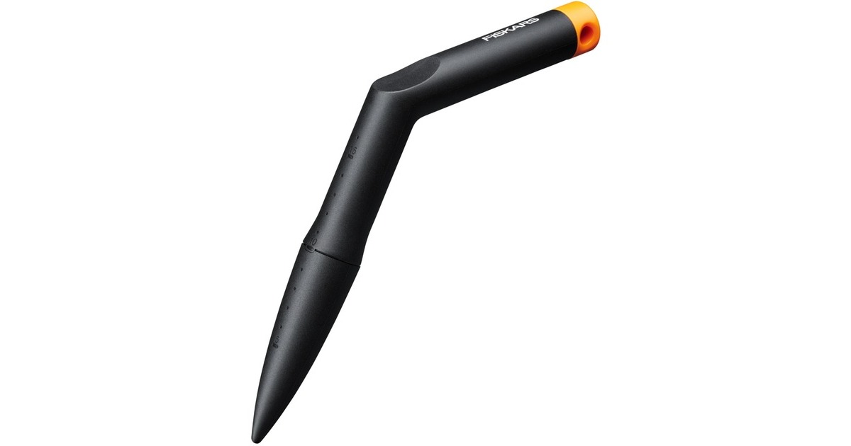 Fiskars Solid Pflanzstock, Pflanzer(schwarz/orange)