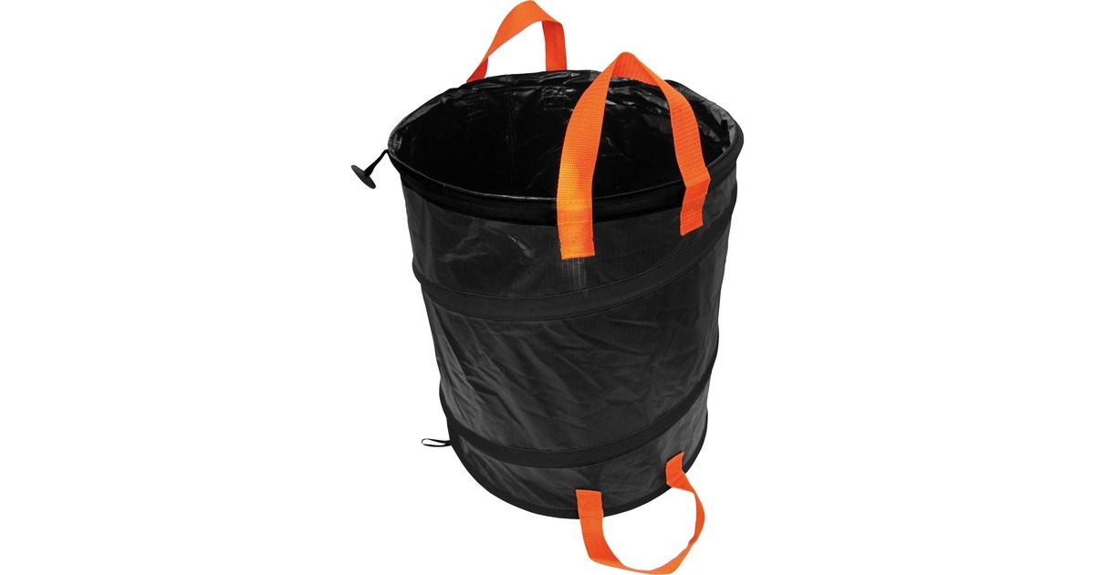 Fiskars Solid PopUp-Gartensack, 56 Liter(schwarz/orange)