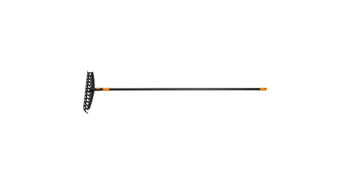 Fiskars Solid Universal-Gartenrechen(schwarz/orange)