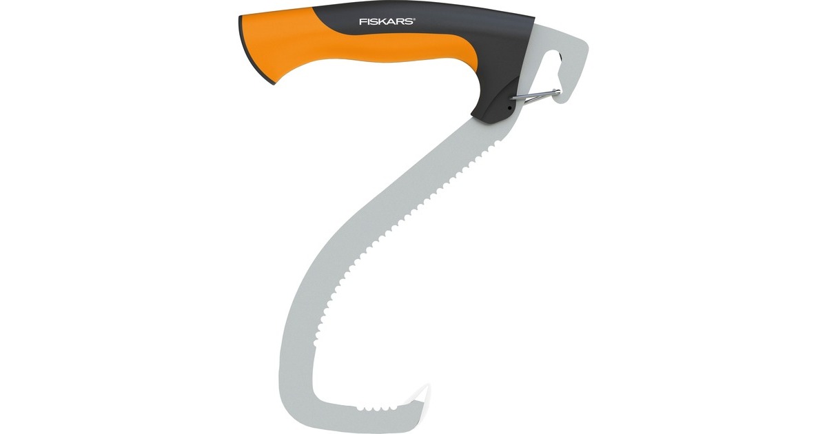 Fiskars WoodXpert Hebehaken, Haken / Packzange(schwarz/orange)